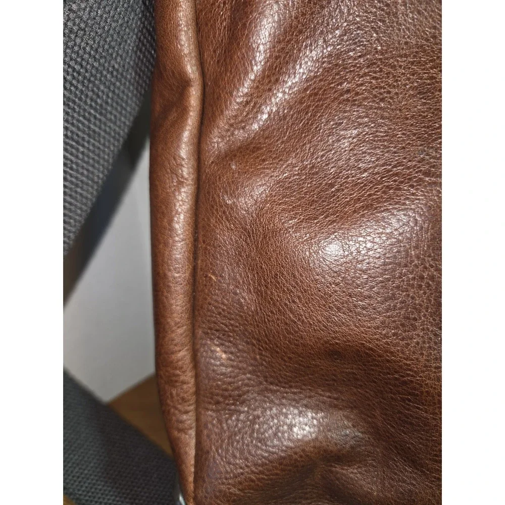 FOSSIL Brown‎ Leather COGNAC Laptop Messenger Or Briefcase